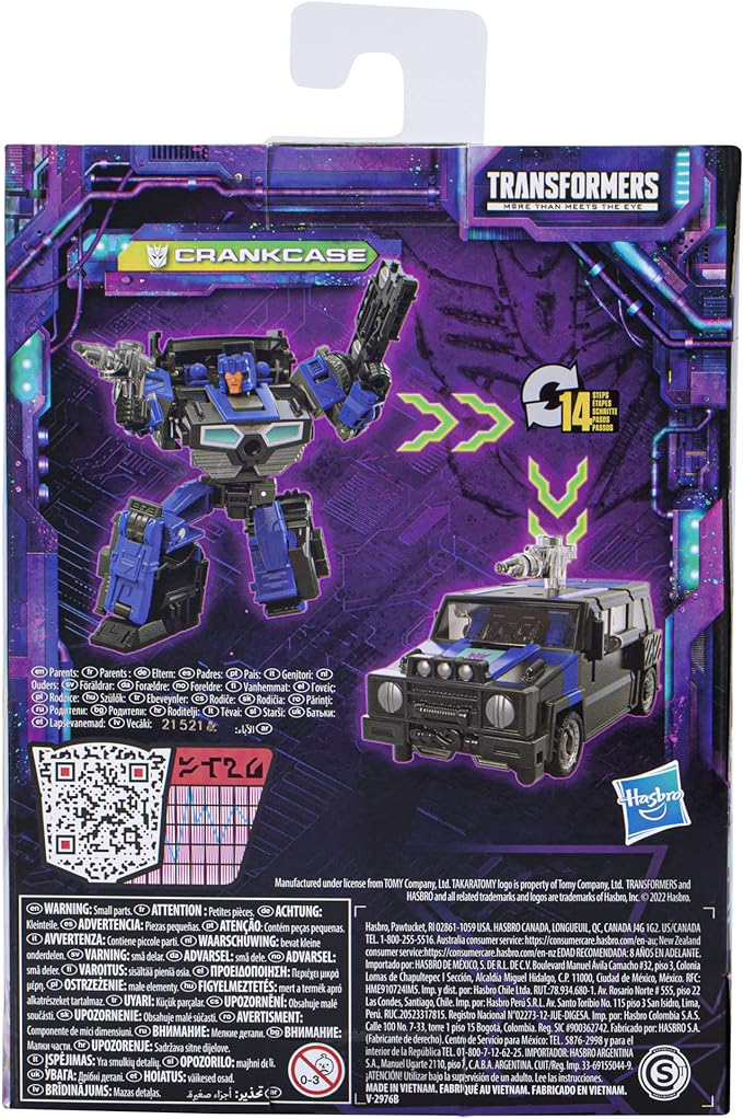 Transformers Toys Generations Legacy Deluxe Crankcase Action Figure - Kids Ages 8 and Up, 5.5-inch - Figurio