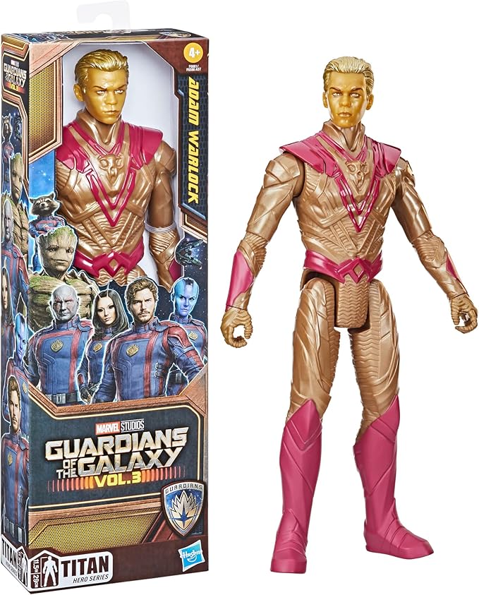 Marvel Guardians of The Galaxy Vol. 3 Titan Hero Series Adam Warlock Action Figure, 11-Inch Action Figure, Super Hero Toys for Kids, Ages 4 and Up - Figurio