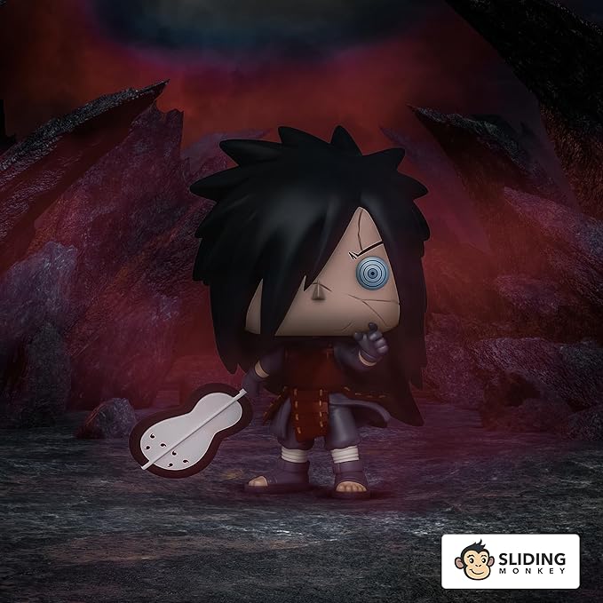 Funko Pop! Animation: Naruto Shippuden - Madara Uchiha, Reanimation Red Armor Exclusive Vinyl Figure #722 - Figurio