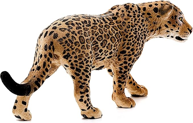 Schleich Wild Life Realistic Prowling Jaguar Figurine - Detailed Jungle Toy Wild Cat Jaguar Action Figure, Education and Fun for Boys and Girls, Gift for Kids Ages 3+ - Figurio