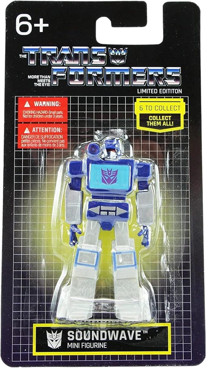 Limited Edition Transformers 2.5" Mini Figure Collectible Twin Packs - Grimlock & Soundwave - Figurio