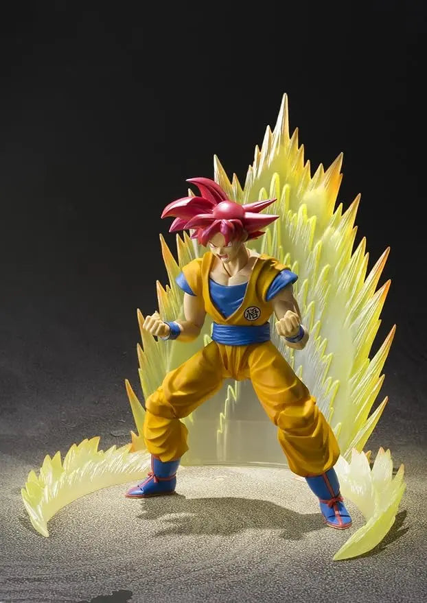 Bandai Tamashii Nations S.H. Figuarts Super Saiyan God Son Goku "Dragon Ball Super" Action Figure - Figurio