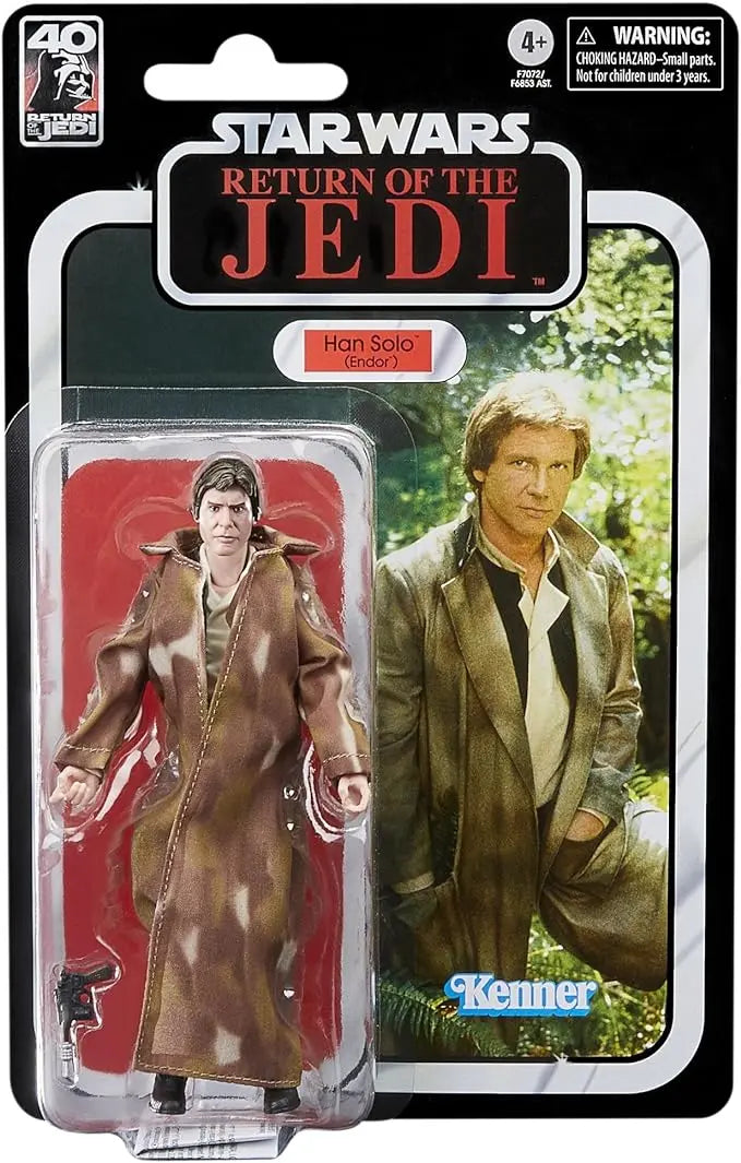 STAR WARS The Black Series Han Solo, Return of The Jedi 40th Anniversary 6-Inch Collectible Action Figures, Ages 4 and Up - Figurio