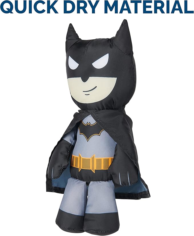 Swimways DC Batman Swim Huggable, Batman Toys, Bath Toys & Beach Toys, Floating Water Stuffed Animal for Kids Aged 1 & Up - Figurio