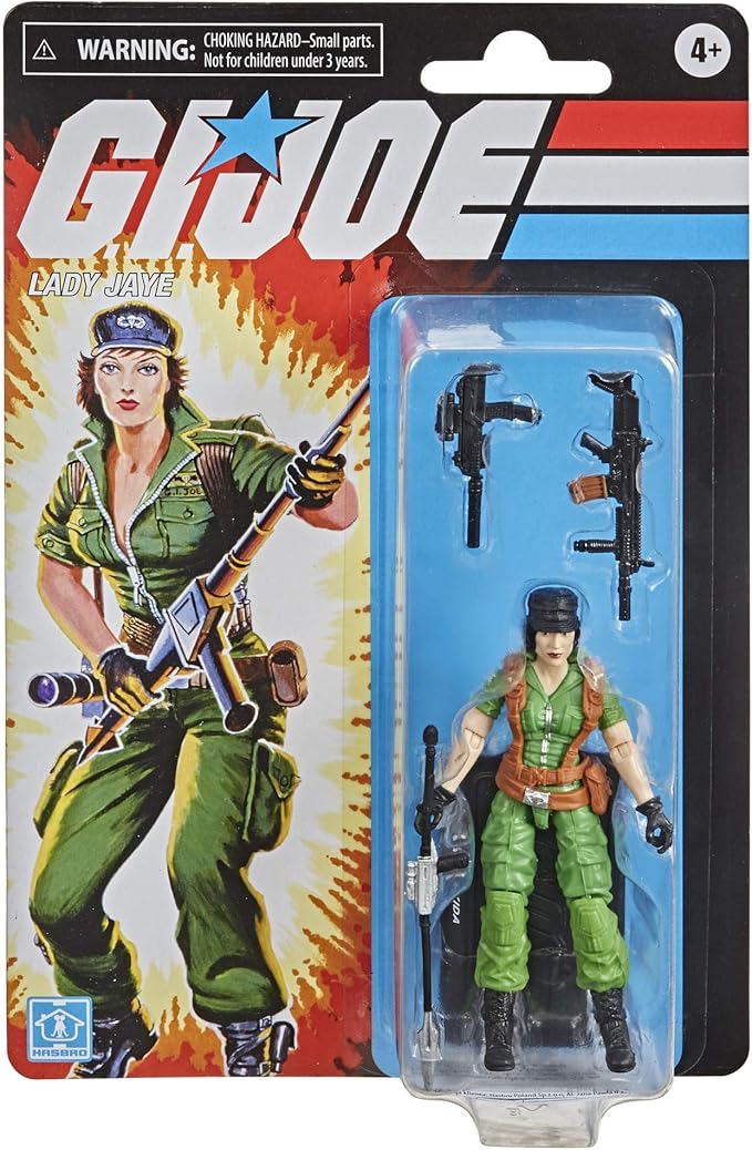 Hasbro Lady Jaye Figure 12 cm G.I.Joe Retro Series F10045x0 - Figurio