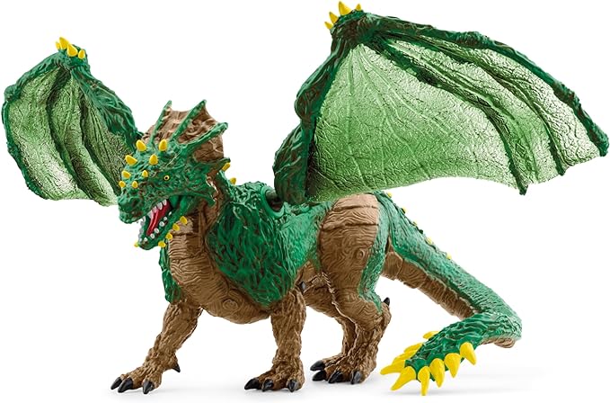 Schleich Eldrador Creatures New 2024 Jungle Dragon Action Figure - Figurio