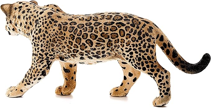 Schleich Wild Life Realistic Prowling Jaguar Figurine - Detailed Jungle Toy Wild Cat Jaguar Action Figure, Education and Fun for Boys and Girls, Gift for Kids Ages 3+ - Figurio