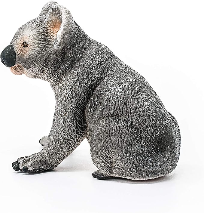 Schleich Wild Life, Animal Figurine, Animal Toys for Boys and Girls 3-8 Years Old, Koala Bear 2 inches - Figurio