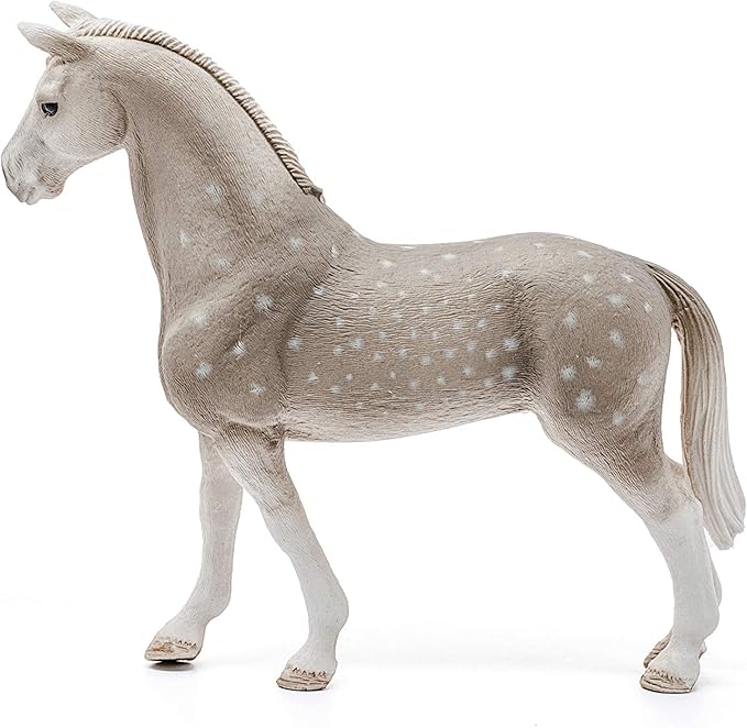 Schleich Horse Club, Horse Toys for Girls and Boys Holsteiner Gelding Horse Figurine, Ages 5+ - Figurio