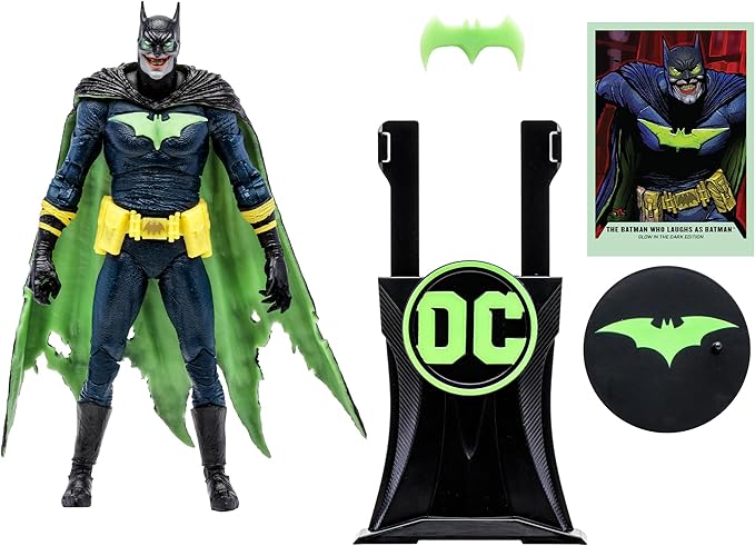 McFarlane Toys - DC Multiverse Batman of Earth -22 Infected Glow in The Dark Edition 7in Action Figure, Gold Label, Amazon Exclusive - Figurio