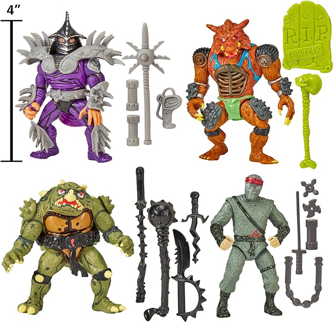 Teenage Mutant Ninja Turtles Classic Movie Star Villians - Figurio