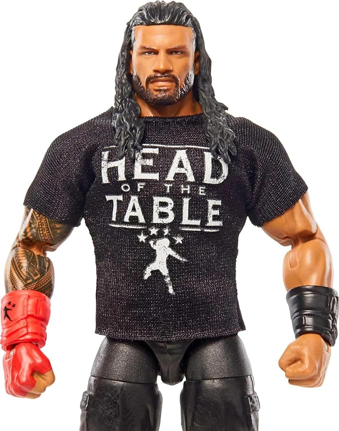 Mattel WWE Roman Reigns Top Picks Elite Collection Action Figure, Articulation & Life-Like Detail, Interchangeable Accessories ,6-in - Figurio