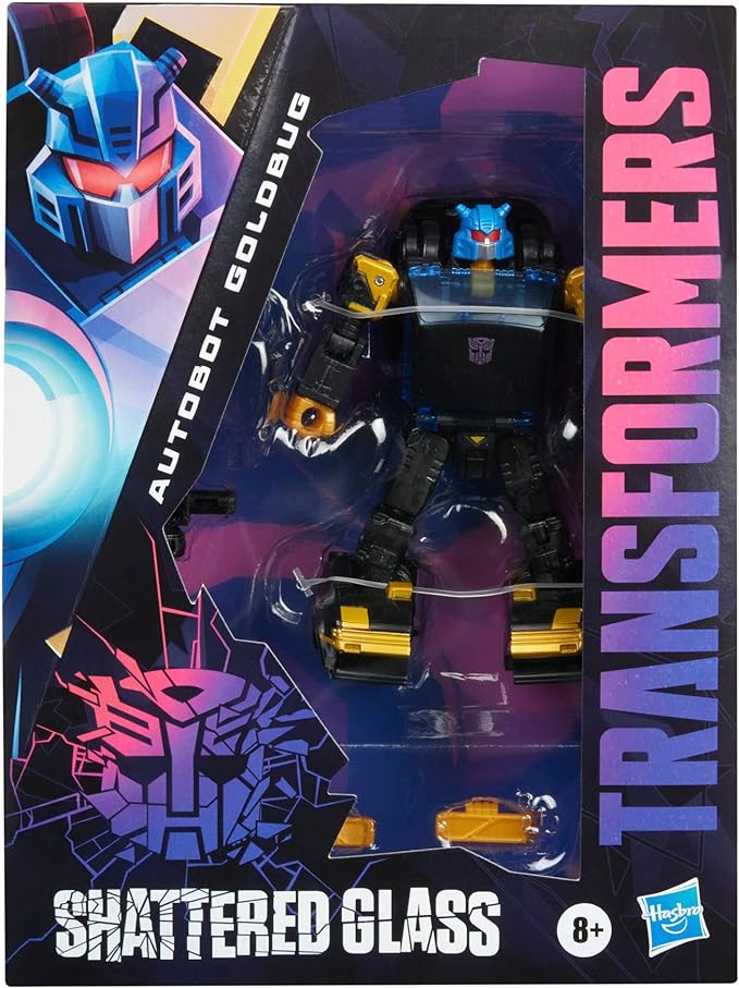 Transformers Shattered Glass Deluxe Class Autobot Goldbug 4.0 inch Exclusive - Figurio