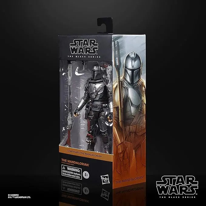 STAR WARS The Black Series The Mandalorian Toy 6-Inch-Scale Collectible Action Figure, Toys for Kids Ages 4 and Up - Figurio