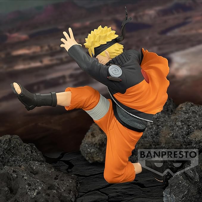 Banpresto - Naruto Shippuden - Uzumaki Naruto IV, Bandai Spirits Vibration Stars Figure - Figurio