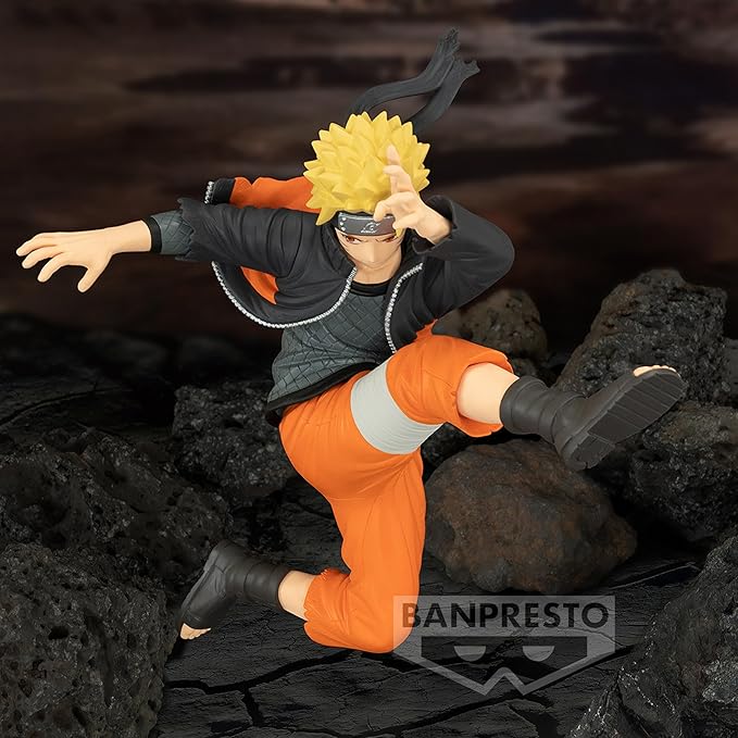 Banpresto - Naruto Shippuden - Uzumaki Naruto IV, Bandai Spirits Vibration Stars Figure - Figurio