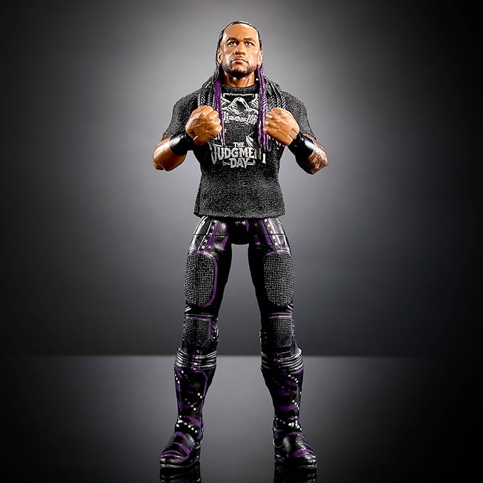 Mattel WWE Elite Action Figure & Accessories, 6-inch Collectible Damian Priest with 25 Articulation Points, Life-Like Look & Swappable Hands - Figurio