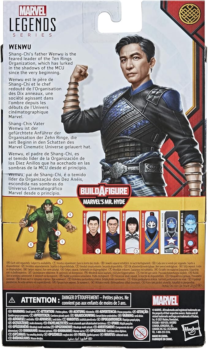 Marvel Hasbro Legends Series Shang-Chi and The Legend of The Ten Rings 6-inch Collectible Wenwu Action Figure Toy for Age 4 and Up - Figurio