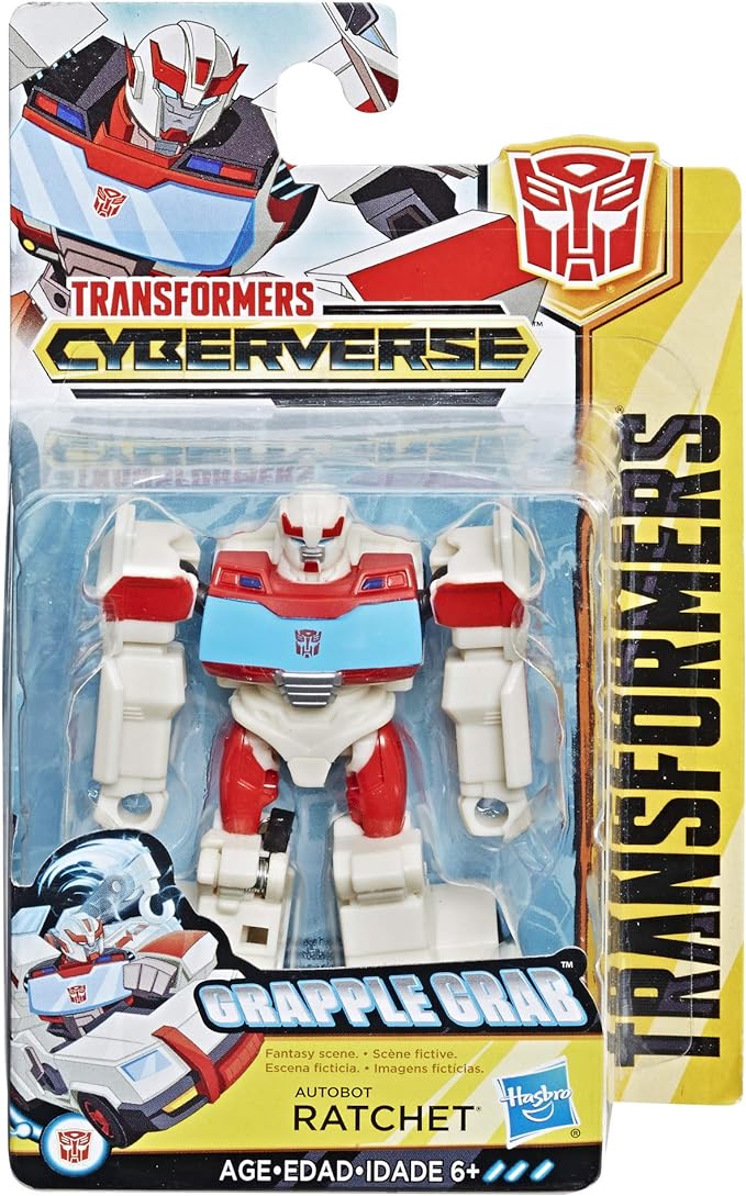 Transformers E3634 Cyberverse Action Attackers: Scout Class Autobot Ratchet Action Figure Toy - Figurio