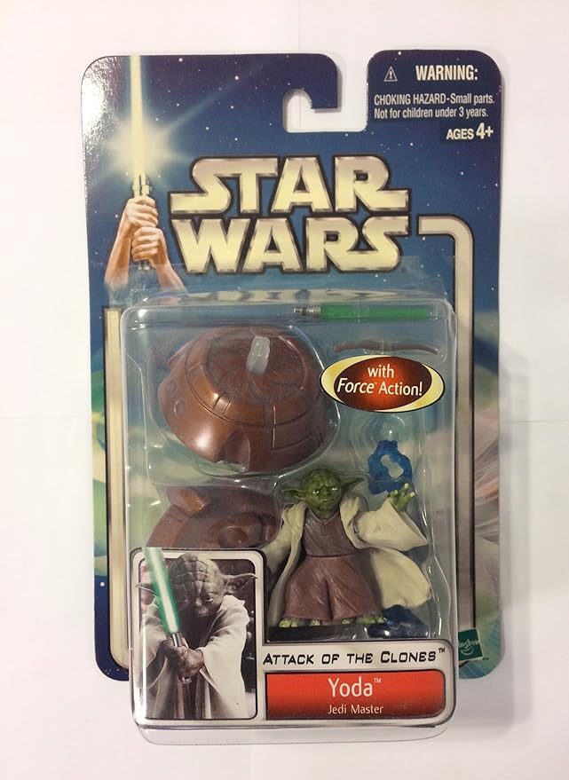 Star Wars Attack of The Clones Figure: Yoda (Jedi Master) - Figurio