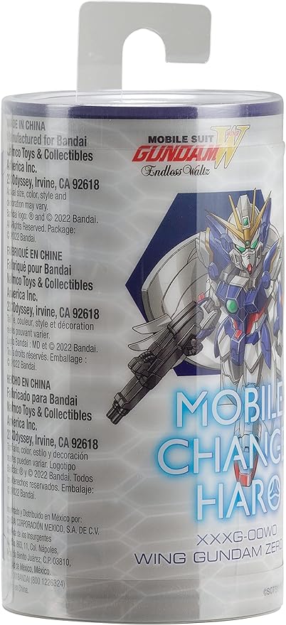 Bandai Namco - Gundam - Wing Gundam Zero (EW), Mobile Change HARO 3.5" Action Figure - Figurio