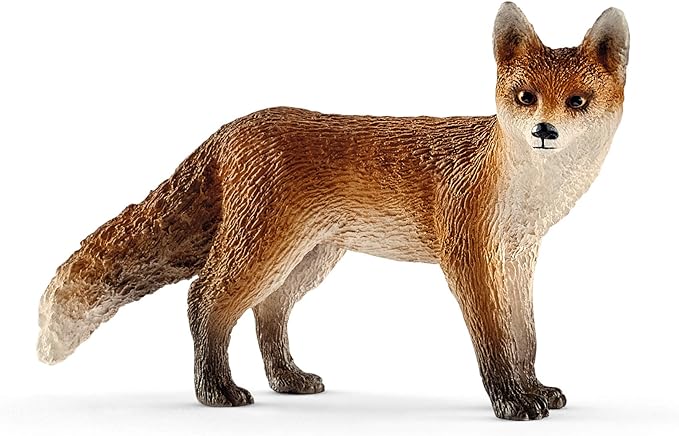 Schleich Wild Life, Animal Figurine, Animal Toys for Boys and Girls 3-8 Years Old, Fox Brown, Ages 3+ - Figurio