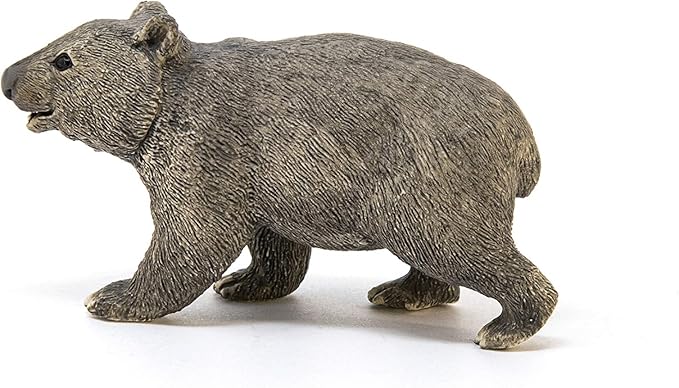 Schleich Wild Life, Realistic Australian Animal Toys for Kids Ages 3 and Above, Wombat Toy Figurine - Figurio