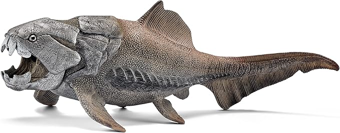 Schleich Dinosaurs Realistic Dunkleosteus Figurine with Movable Jaw - Prehistoric Jurassic Dino Toy with Highly Detailed Movable Jaw, Education and Fun for Boys and Girls, Gift for Kids Ages 4+ - Figurio