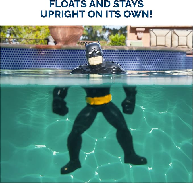 Swimways DC Batman Floatin' Figures, Swimming Pool Accessories & Kids Pool Toys, Batman Party Supplies & Water Toys for Kids Aged 3 & Up - Figurio