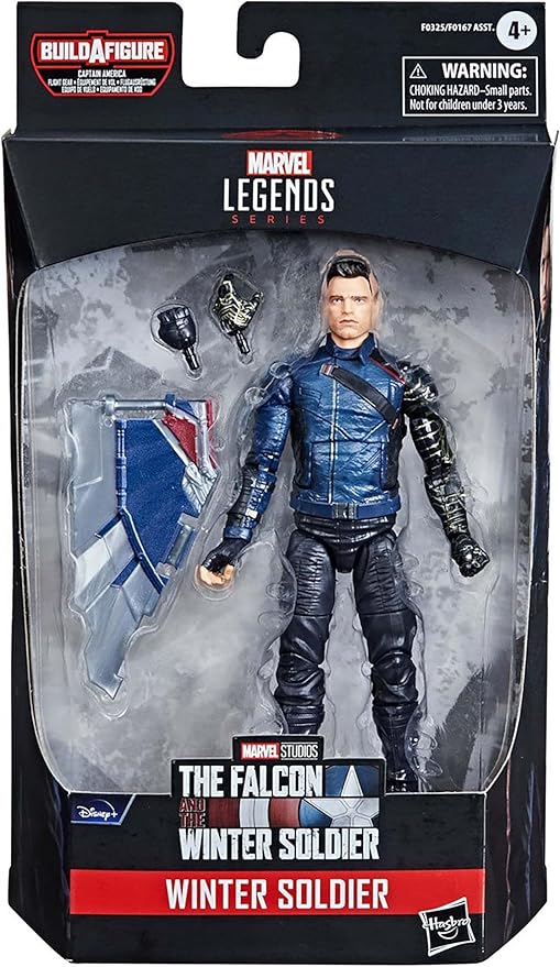 Marvel Legends Series Avengers 6-inch Action Figure Toy Winter Soldier, Premium Design and 2 Accessories, for Kids Age 4 and Up - Figurio