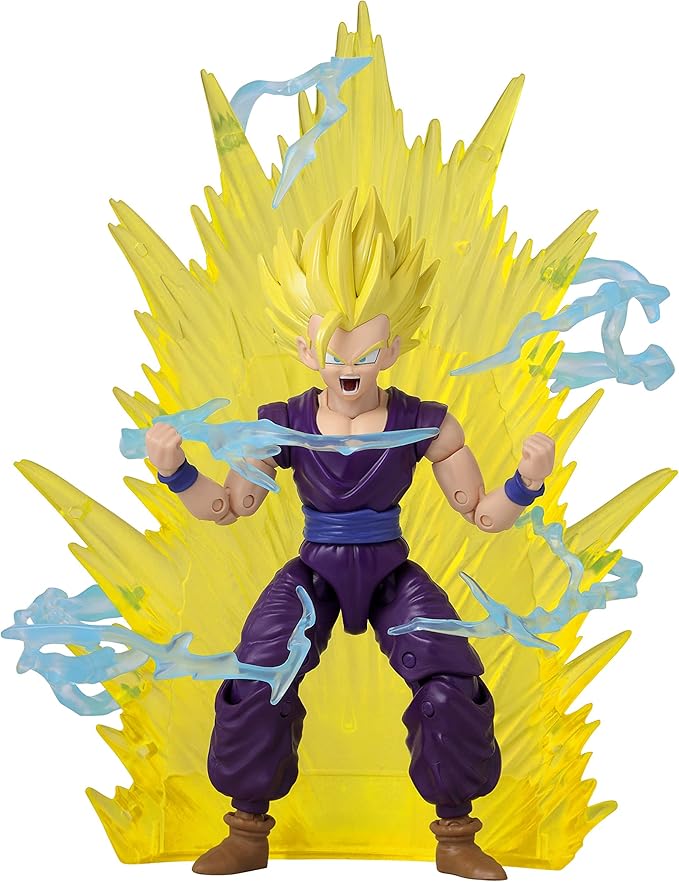 Dragon Stars Series - Dragon Ball Super - Super Saiyan 2 Gohan, Power Up Pack 6.5" Action Figure Set - Figurio