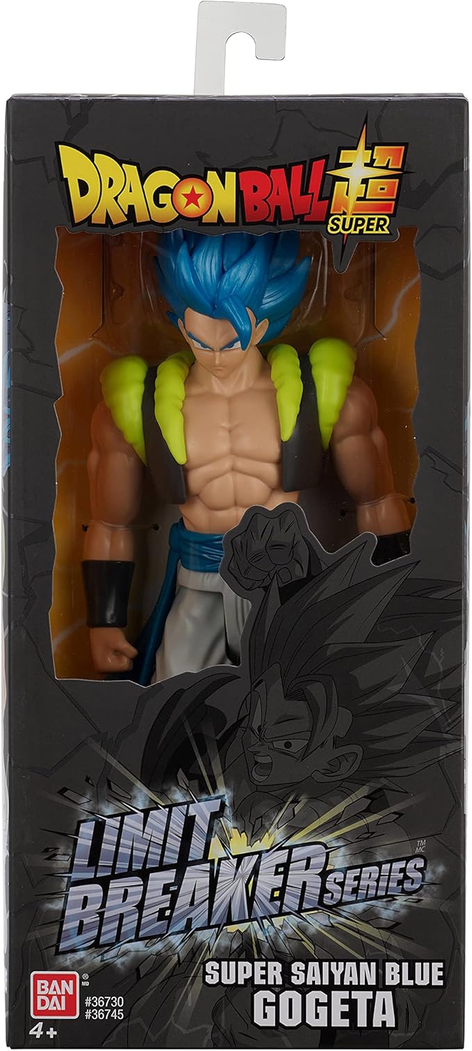 Bandai America - Dragon Ball Super Limit Breaker Super Saiyan Blue Gogeta 12 Figure - Figurio