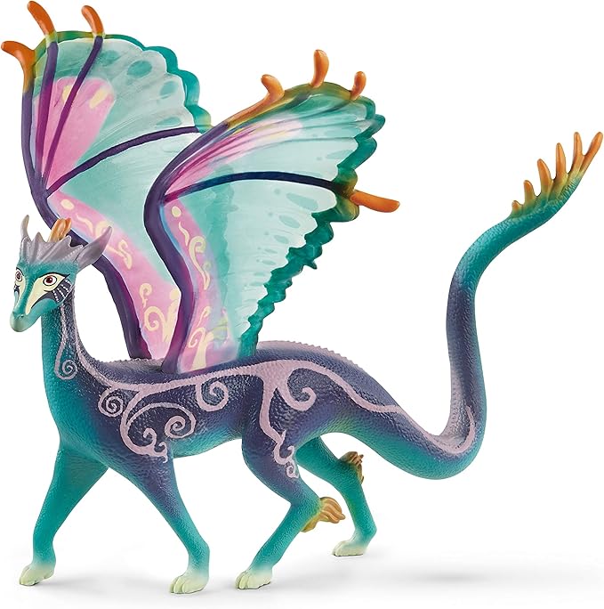 Schleich bayala MOVIE, Fairy Princess and the Unicorn Character Toys, Antylar Dragon Toy Figurine, Ages 5+ - Figurio