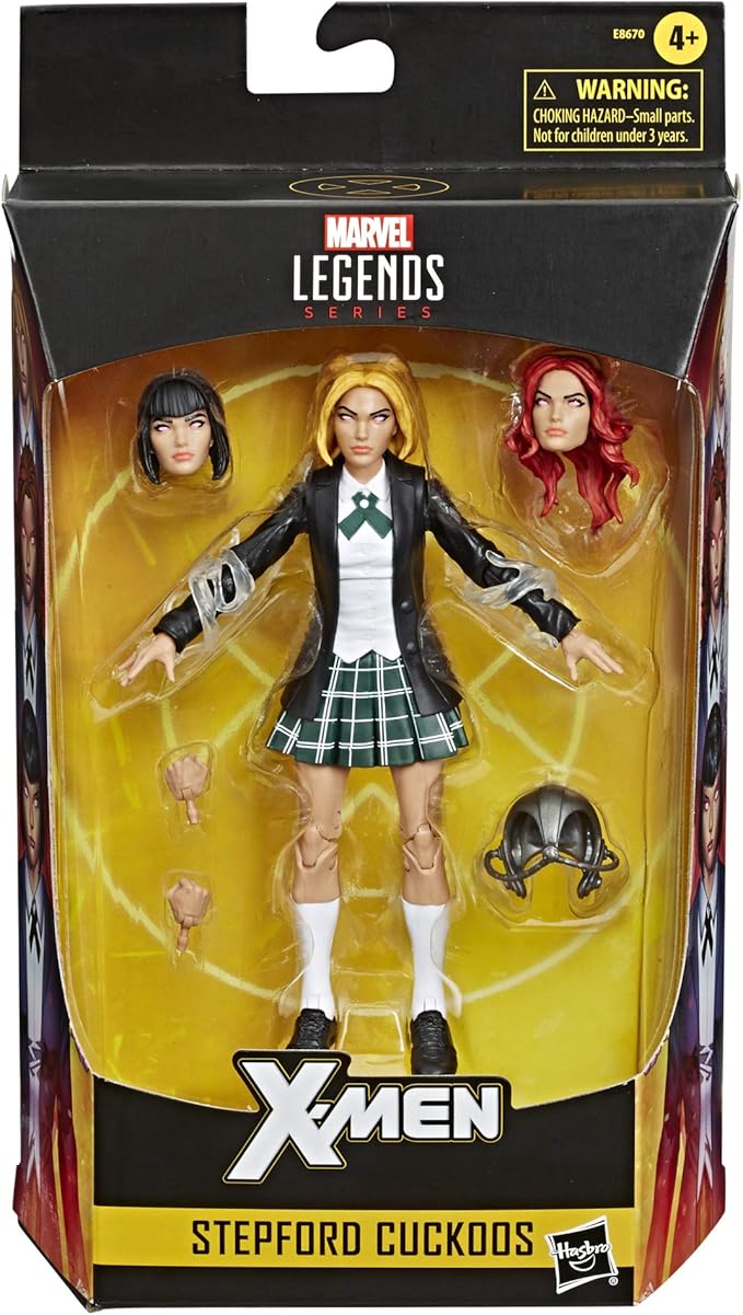 Marvel Hasbro Legends Series 6 Inch Collectible Action Figure Stepford Cuckoos Toy, Premium Design and 5 Accessories - Figurio