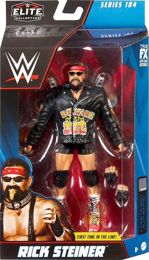 Mattel WWE Rick Steiner Elite Collection Action Figure with Accessories, Articulation & Life-like Detail, Collectible Toy, 6-inch - Figurio