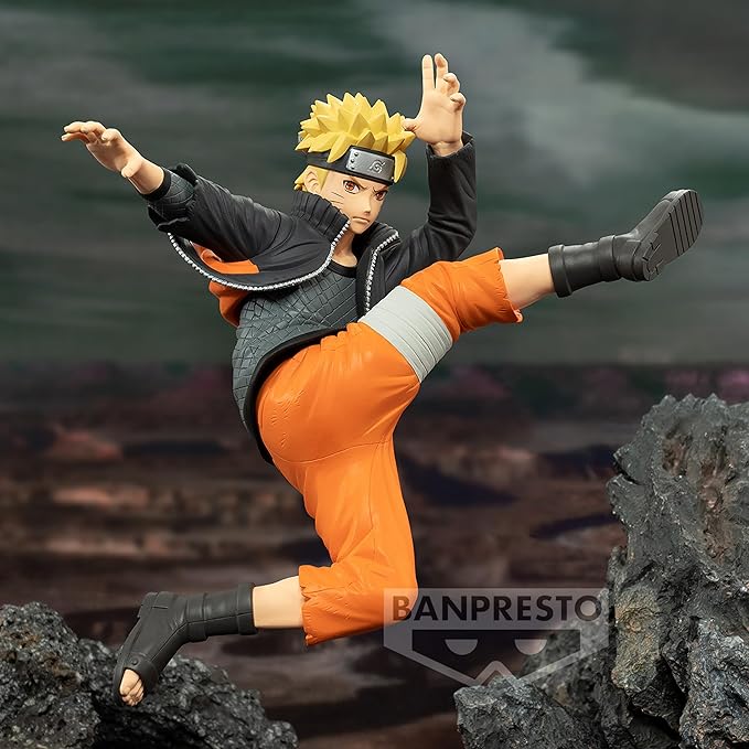 Banpresto - Naruto Shippuden - Uzumaki Naruto IV, Bandai Spirits Vibration Stars Figure - Figurio