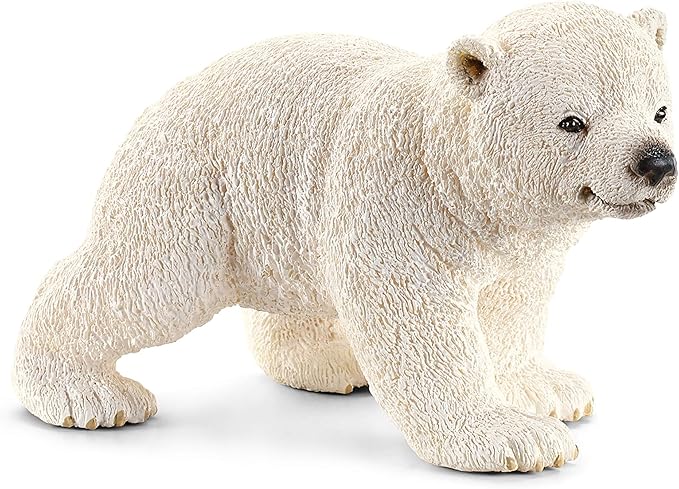 Schleich Polar Bear Cub, Walking (14708) - Figurio