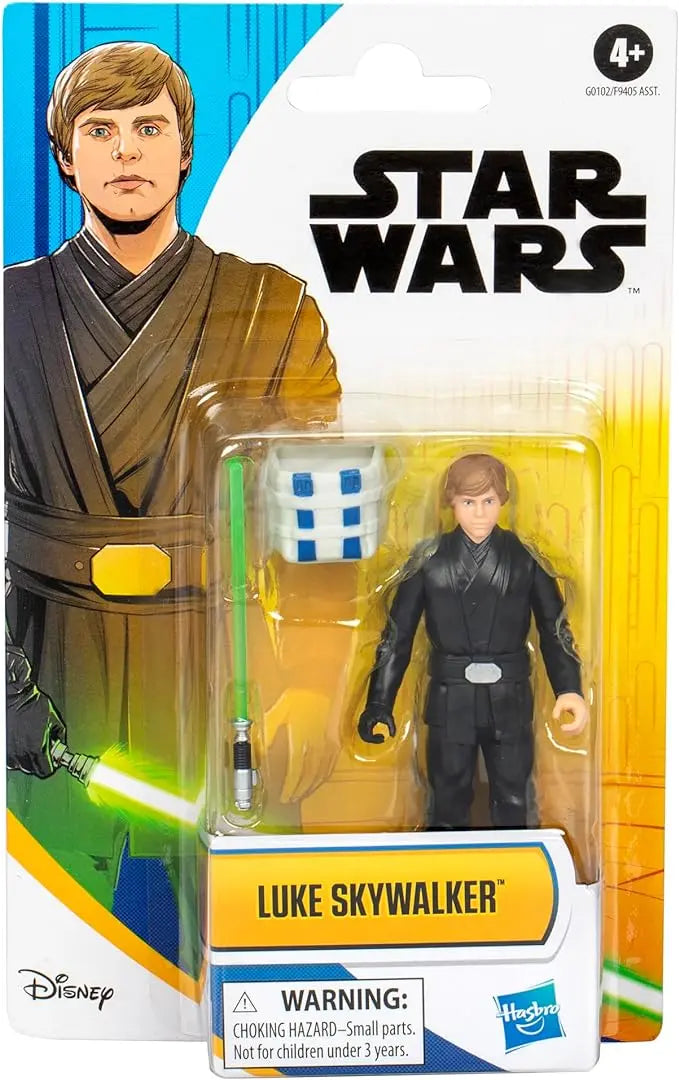 STAR WARS Epic Hero Series Luke Skywalker 4-Inch Action Figure & 2 Accessories, Toys for 4 Year Old Boys and Girls - Figurio