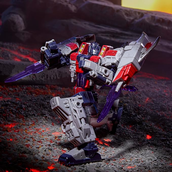 Transformers Legacy United Voyager Class Cybertron Universe Starscream, 7-inch Converting Action Figure, 8+ Years - Figurio