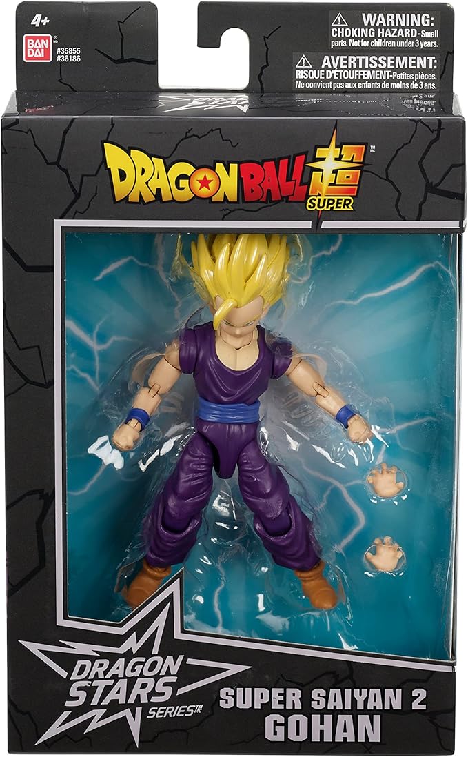 Dragon Ball Super - Dragon Stars - Super Saiyan 2 Gohan, 6.5" Action Figure - Figurio