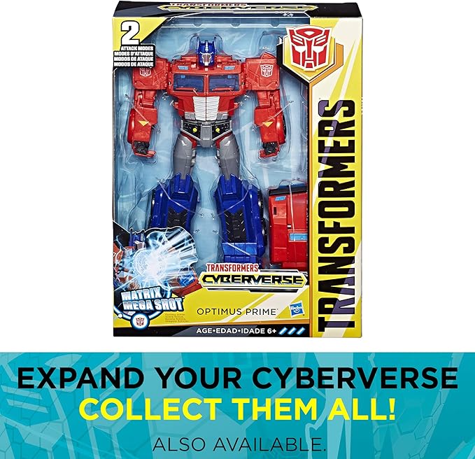 Transformers Toys Cyberverse Action Attackers Ultimate Class Megatron Action Figure - Repeatable Fusion Mega Shot Action Attack - for Kids Ages 6 & Up, 11.5" - Figurio