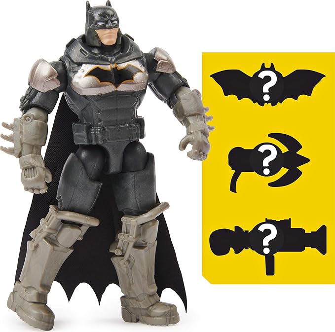 BATMAN 4-inch and Bronze Tiger Action Figures with 6 Mystery Accessories - Figurio