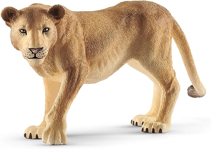 Schleich Wild Life Realistic Lioness Figurine - Authentic and Highly Detailed Wild Animal Toy, Durable for Education and Fun Play for Kids, Perfect for Boys and Girls, Ages 3+ - Figurio