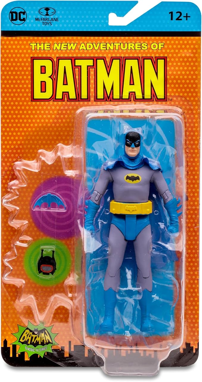 McFarlane Toys - DC Retro Batman (The New Adventures of Batman) 6in Action Figure - Figurio