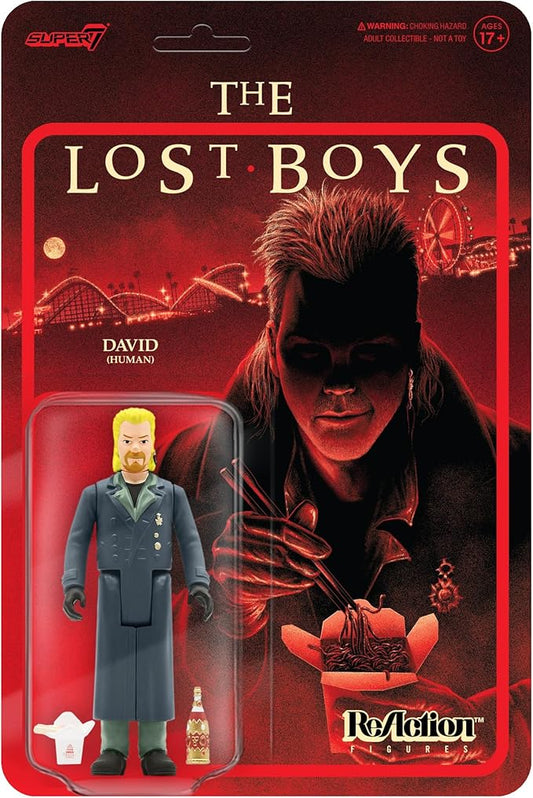 Super7 The Lost Boys David (Human) - 3.75" The Lost Boys Action Figure with Accessories Classic Movie Collectibles and Retro Toys - Figurio