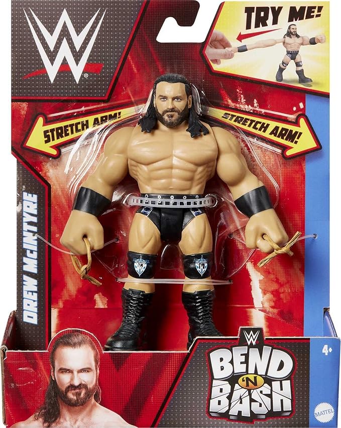 WWE Basic Action Figures, Posable 5.5-inch Collectible for Ages 6 Years Old & Up - Figurio