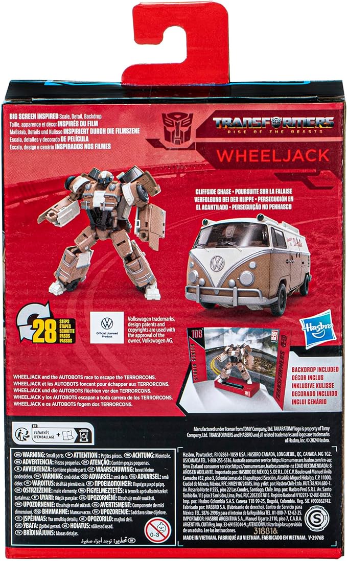 Transformers Toys Studio Series Deluxe Rise of The Beasts 108 Wheeljack, 4.5-inch Converting Action Figure, 8+ - Figurio