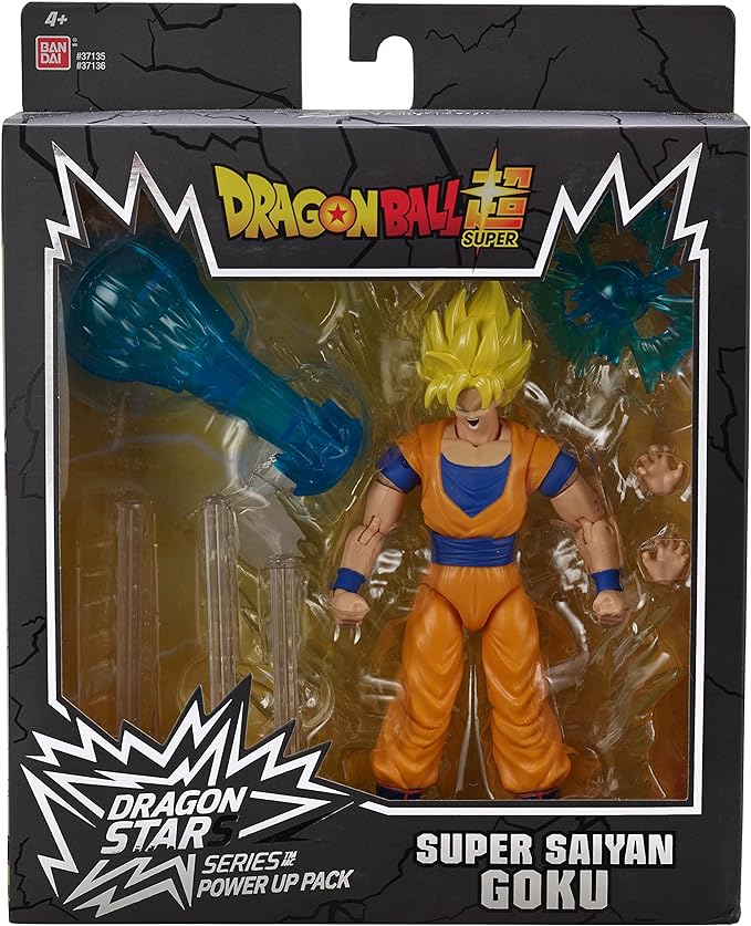 Bandai America - Dragon Ball Super Dragon Stars Power Up Pack Super Saiyan Goku, 6 inches - Figurio