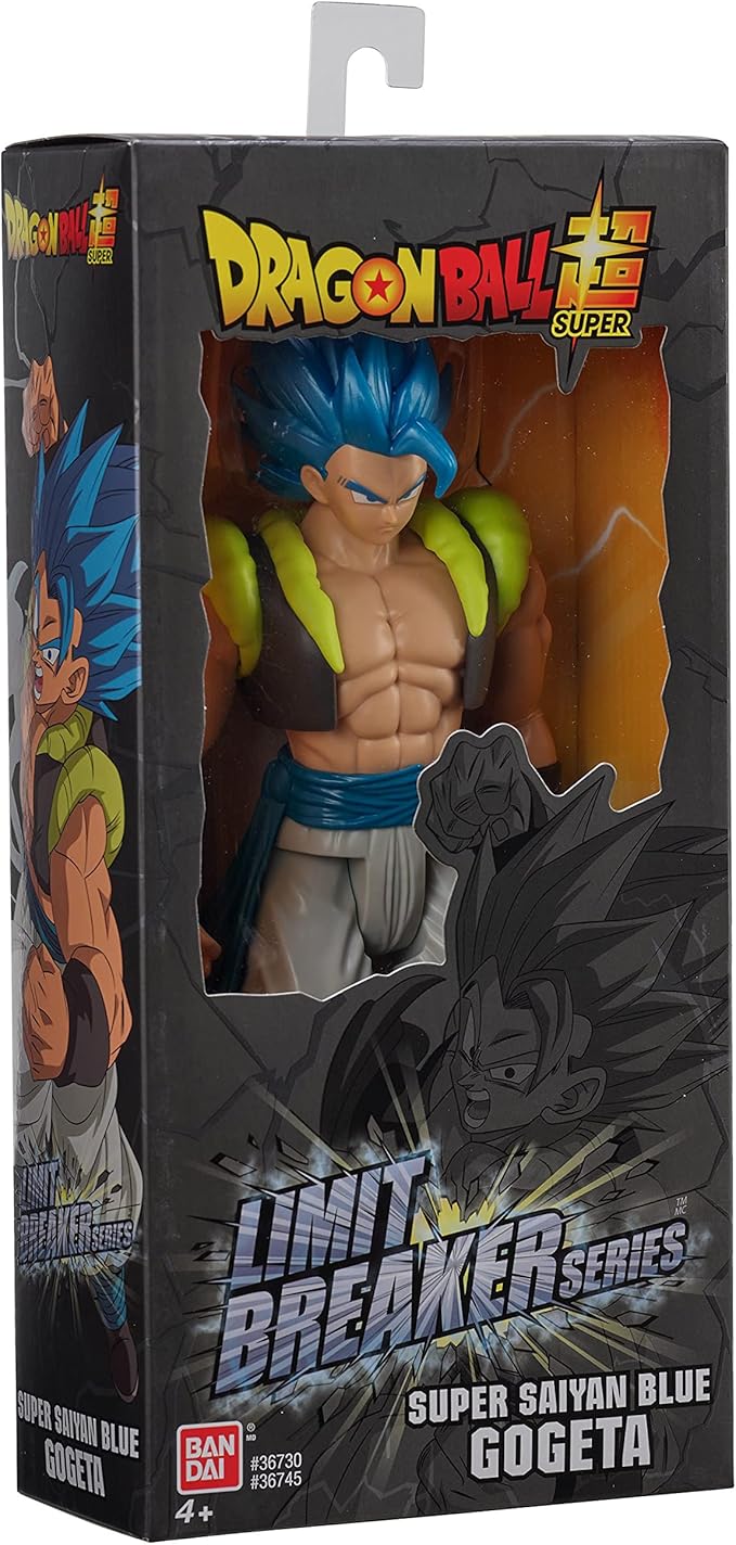 Bandai America - Dragon Ball Super Limit Breaker Super Saiyan Blue Gogeta 12 Figure - Figurio