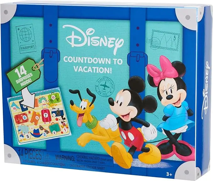 Disney Junior Mickey Mouse Countdown to Vacation, 14-pieces, 9 Figures Included, Kids Toys for Ages 3 Up, Amazon Exclusive by Just Play - Figurio